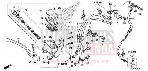 FRONT BRAKE MASTER CYLINDER (VT750C2S) VT750C2SD de 2013